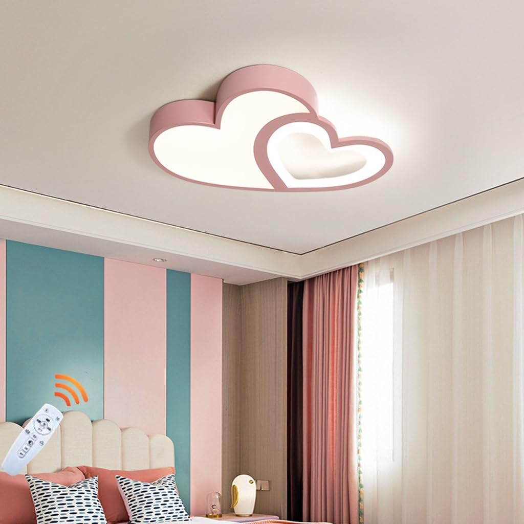 Світильник стельовий дитячий LED Подвійне Серце, фото №3
