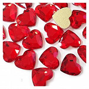 Стрази Серце yaoqijie Hyj573 5,5 x 6 мм (Колір: 38 EU) - Фото 1