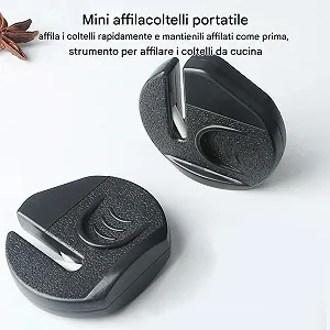 Міні-Точило для кухонних ножів компактна ручна протиковзка V-подібна synthetic.ua - Фото 1