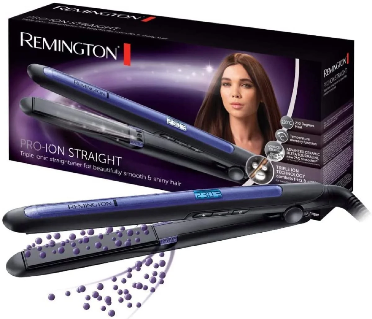 Випрямляч для волосся Remington Pro Ion Straight S7710 потрійна іонна технологія 230 °C, фото №1 Випрямляч для волосся Remington Pro Ion Straight S7710 потрійна іонна технологія 230 °C, фото №1