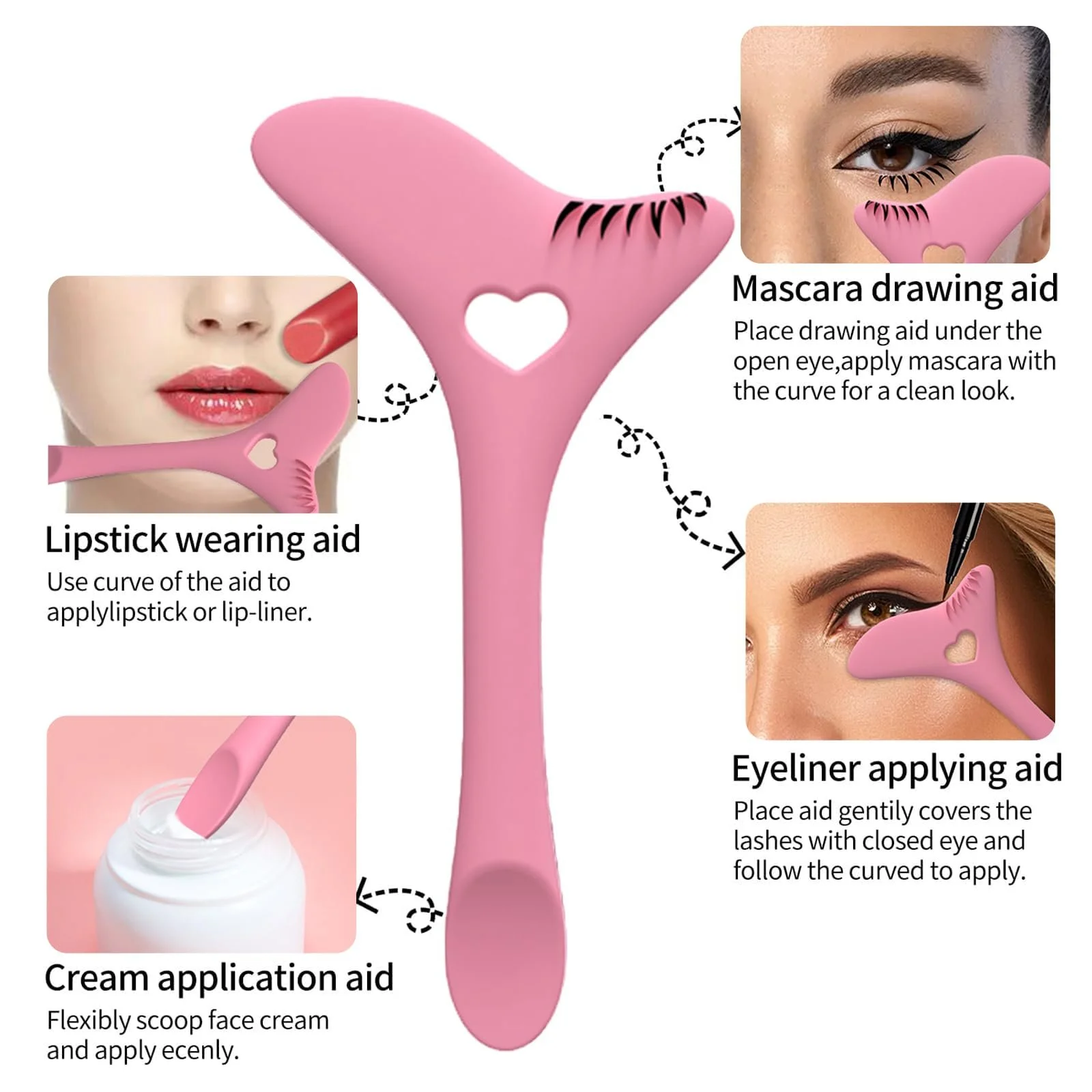 Інструмент IOSPKKIO Eyeliner Stencils Wing Tips з силікону, фото №3