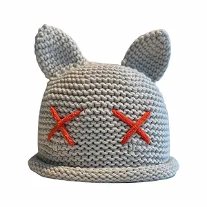 Шапка-бини Ldabrye Harajuku Style для девочек, мягкая ветронепродуваемая - Фото 1