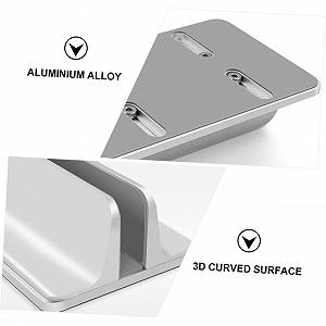 Підставка для ноутбука LALAFINA Регульована з високоякісного матеріалу з вигнутою поверхнею та силіконовим гелевим покриттям synthetic.ua - Фото 1