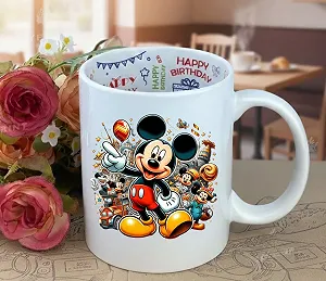 Чашка з принтом Mickey Mouse керамічна 330 мл Uk_HB_48 - Фото 1