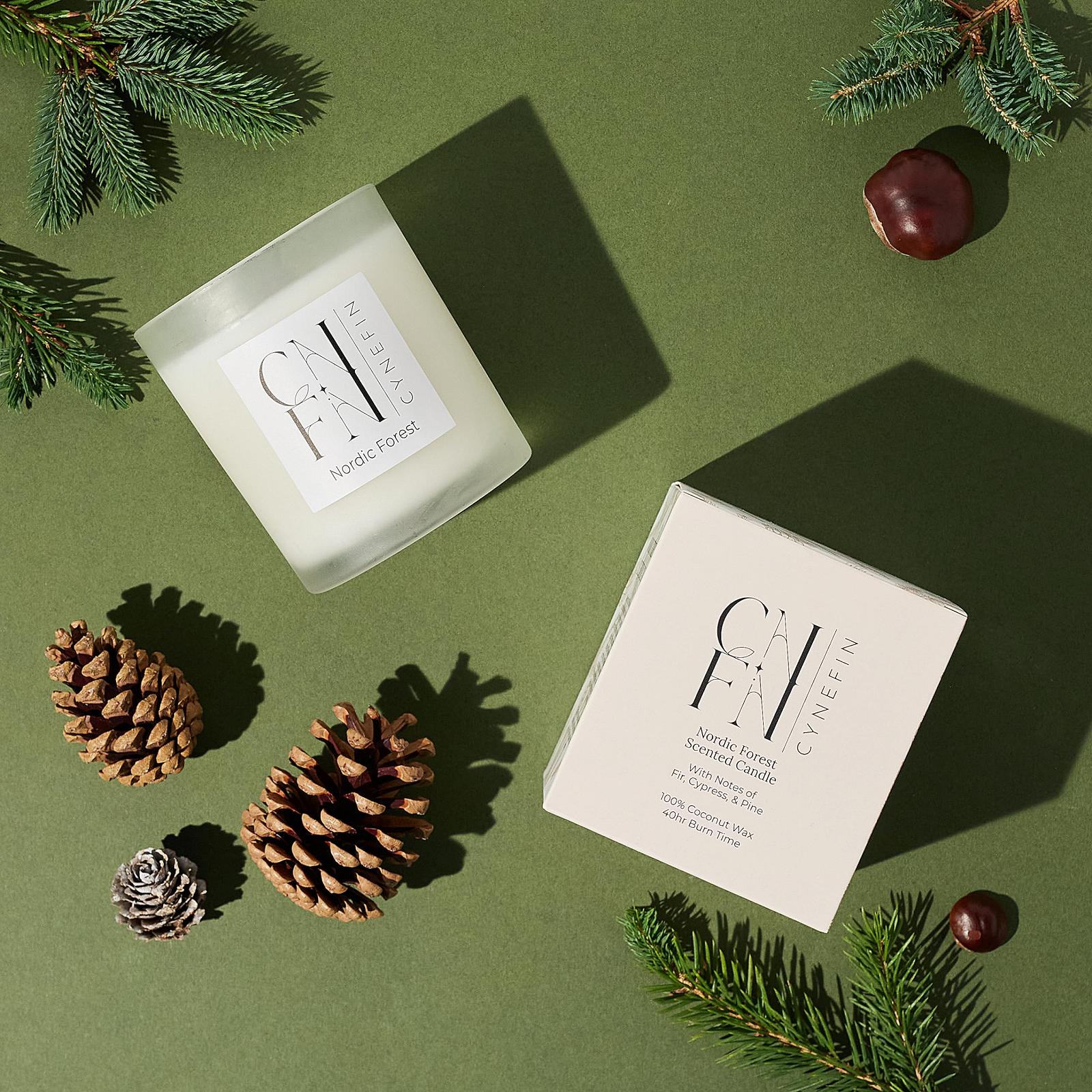 Свічка CNFN Seasonal Scented Nordic Forest, фото №3