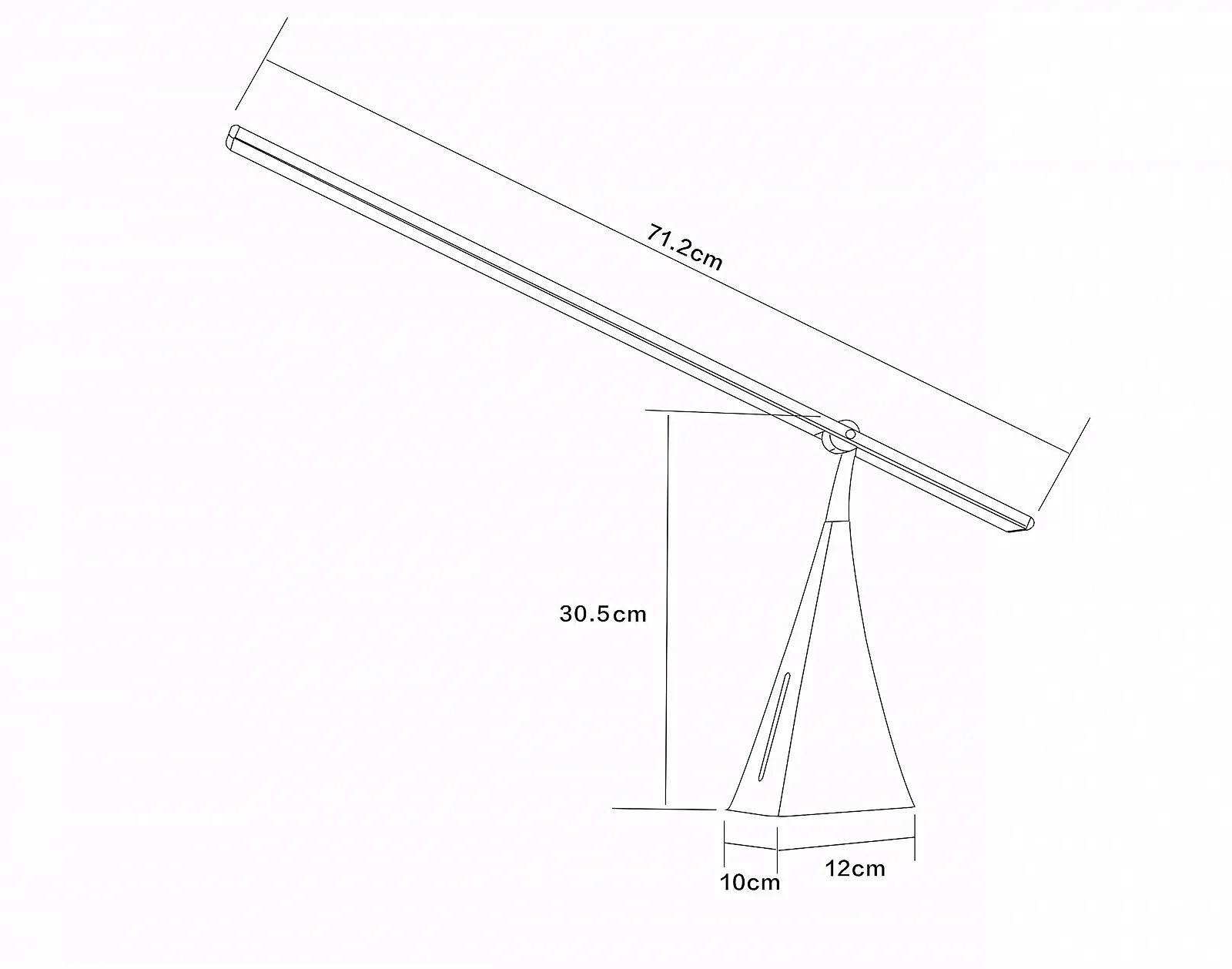 Светодиодная настольная лампа Trango LD395 13W 4000K USB Black, фото №2