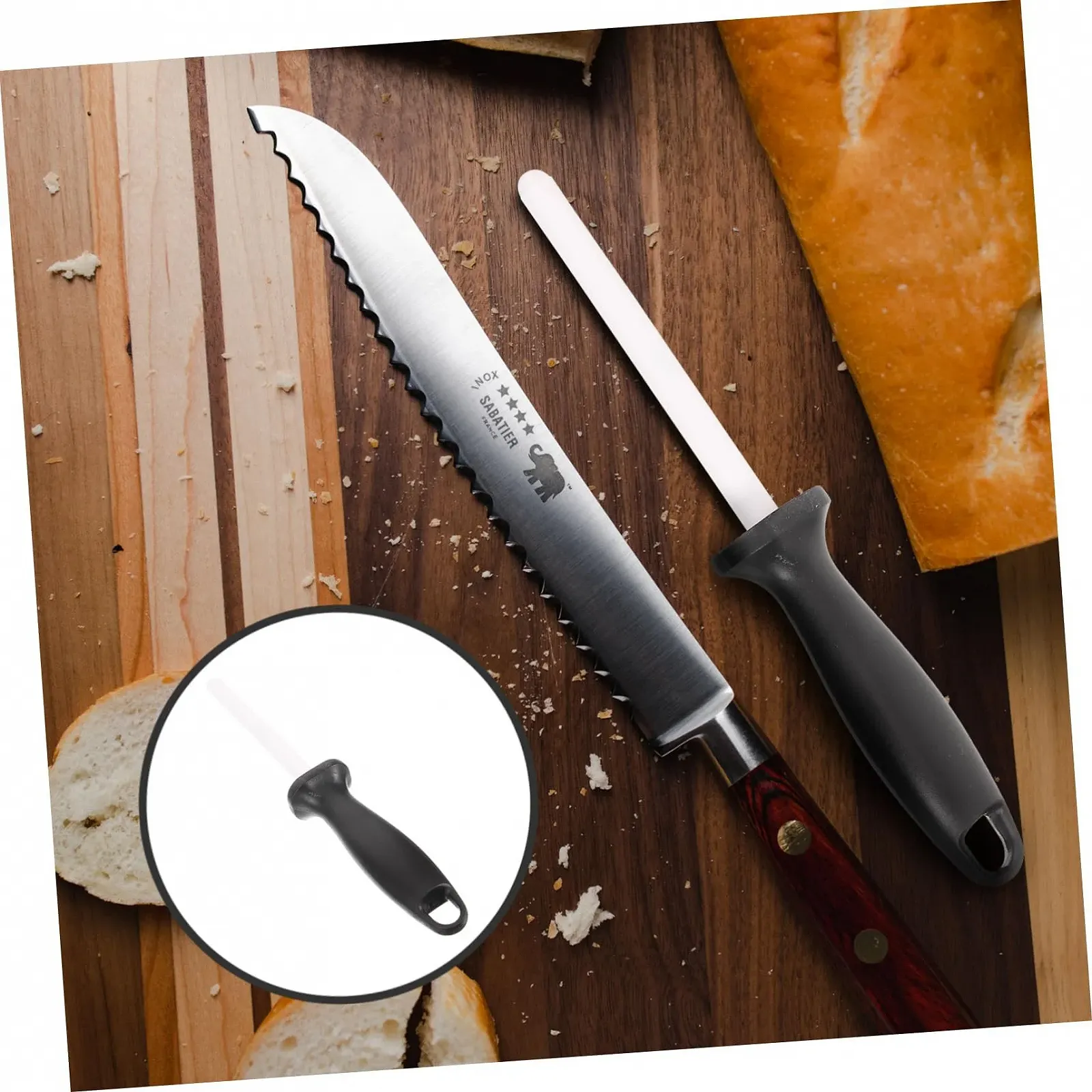 Мусат точильный алмазный эргономичный портативный, фото №6