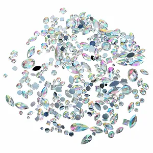 Стрази Плоскі Garneck Акрилові Камені 300 штук - Фото 1