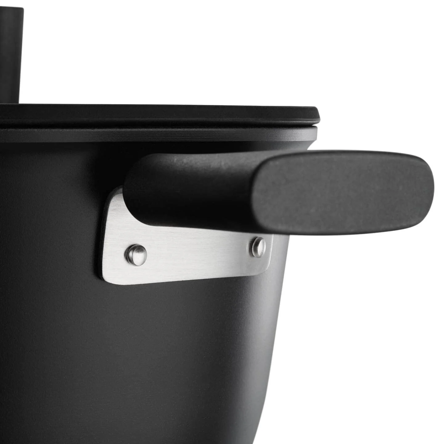 Кастрюля с крышкой Fiskars Hard Face 1052227 22 см 3,5 л алюминиевая с антипригарным покрытием черная, фото №4