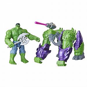 Фігурка Hulk Marvel Mech Strike Mechasaurs з Гамма-Дробильником Мехазавром 4,5 дюйма - Фото 1