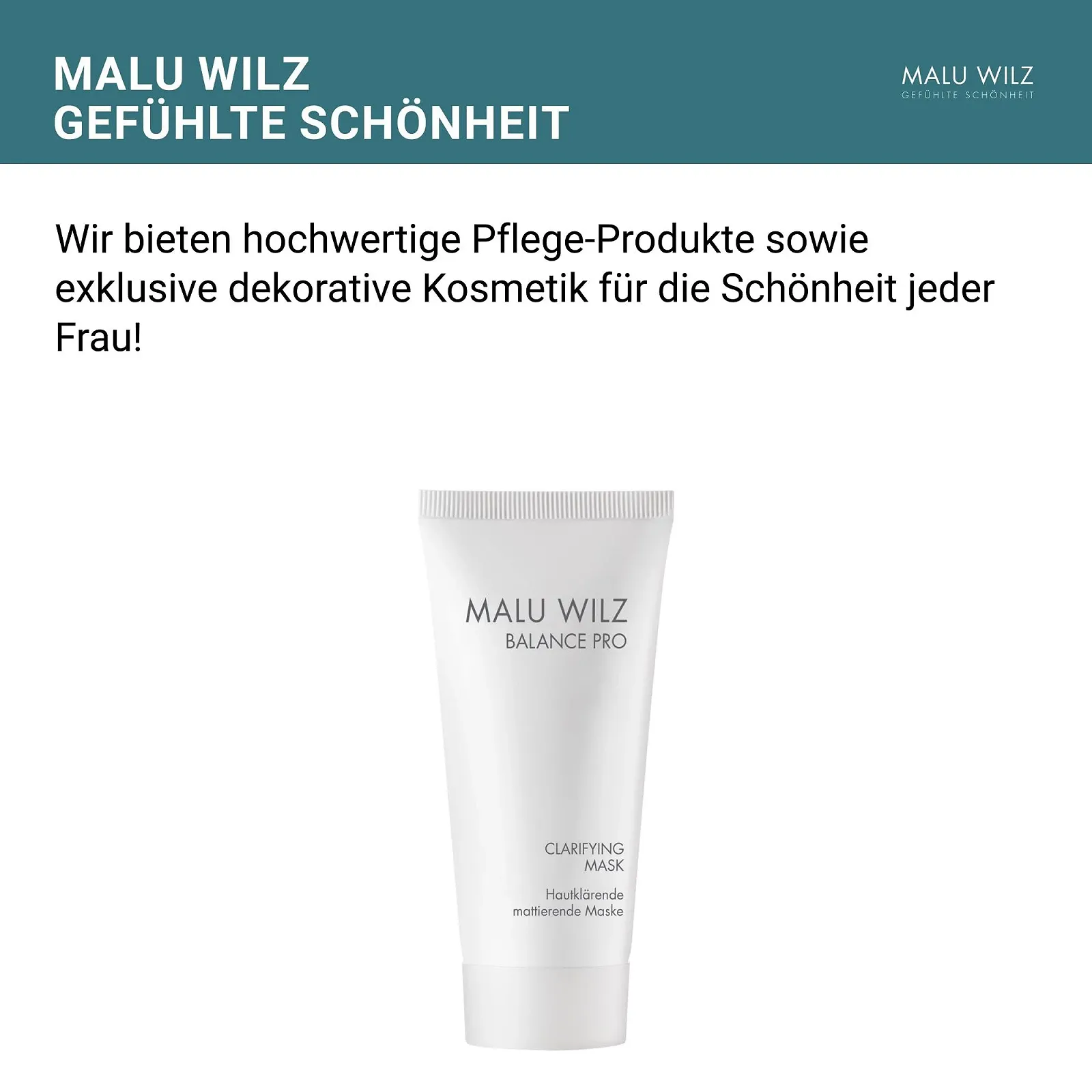 Маска Malu Wilz Clarifying для лица, фото №2 Маска Malu Wilz Clarifying для лица, фото №2