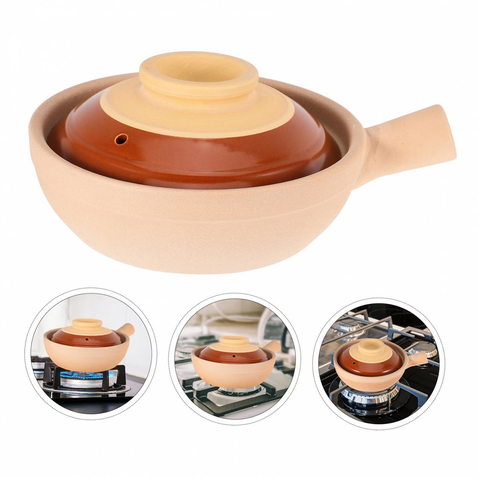 Горщик для приготування керамічний з кришкою Традиційний дизайн, фото №9 Горщик для приготування керамічний з кришкою Традиційний дизайн, фото №9