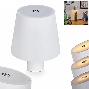 Настільна лампа HOFSTEIN Salgadinho LED 3 W 300 lm 3000 K USB-C IP44 Біла - Фото 1