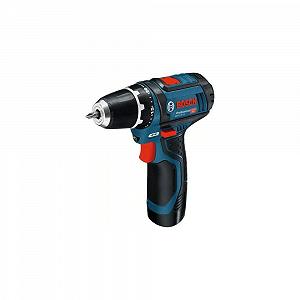 Дрель-шуруповерт Bosch Professional GSR 12V-15 060186810C с 2 батареями, 12 В, 2,0 Ач в коробке, черный, синий - Фото 1