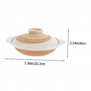 Каструля керамічна 18 см Термостійка з кришкою synthetic.ua - Фото 1