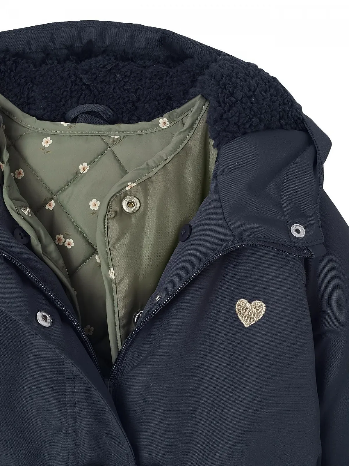 Парка з капюшоном 3-в-1 Vertbaudet для дівчаток з стьобаним жилетом, перероблений наповнювач, фото №5