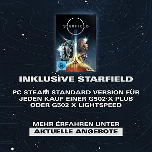 Миша Logitech G 502 X Lightspeed Wireless Gaming, оптична, перемикачі Optical Mechanical Lightforce Hybrid, сенсор Hero 25K, чорна synthetic.ua - Фото 1