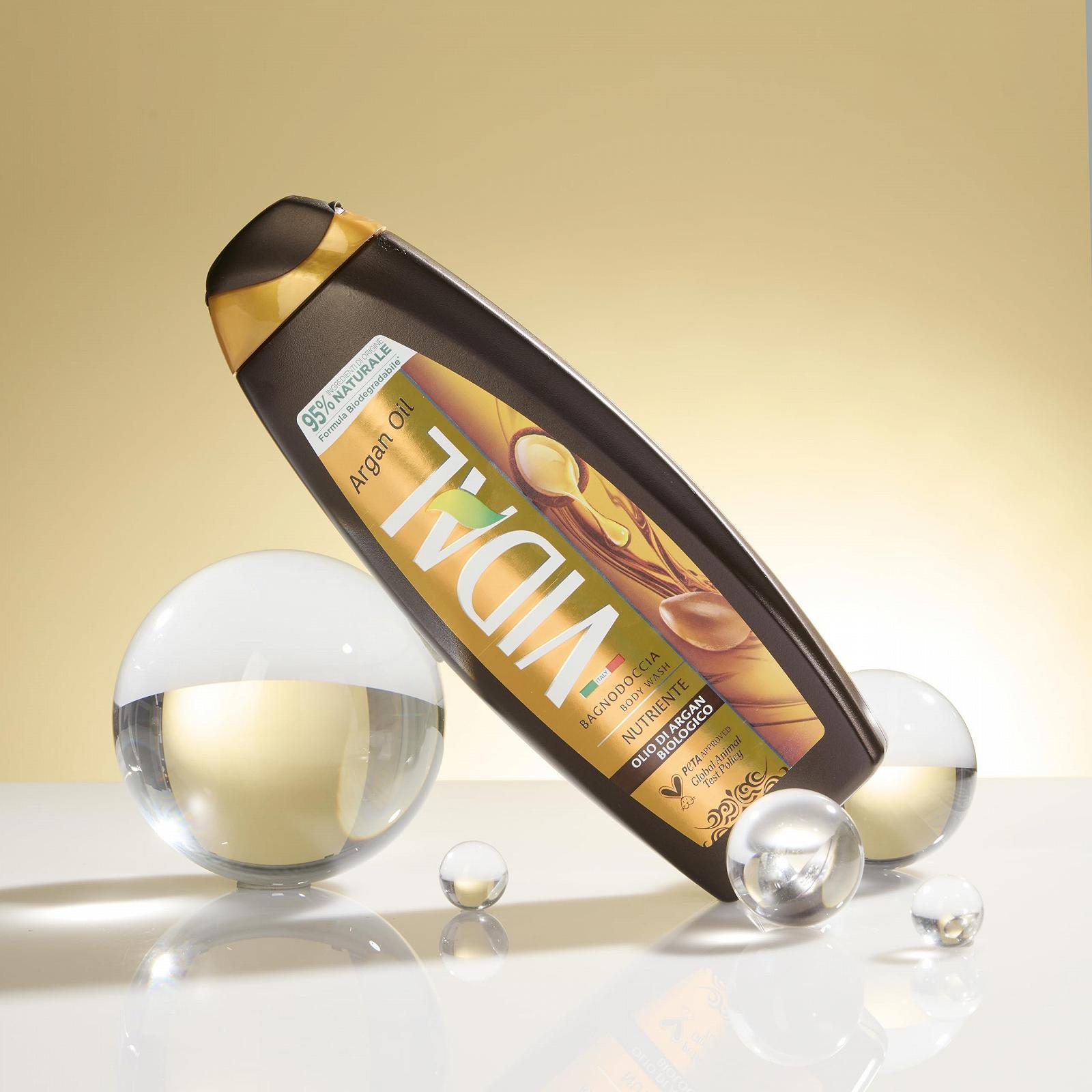 Гель для душа Vidal Argan Oil Nourishing Formula 2 x 600 мл, фото №4