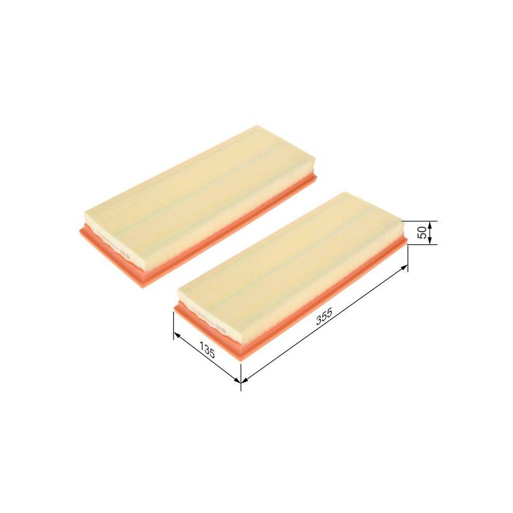 Воздушный фильтр BOSCH 1 457 433 071 для CHRYSLER MERCEDES-BENZ SSANGYONG STEYR, фото №1 Воздушный фильтр BOSCH 1 457 433 071 для CHRYSLER MERCEDES-BENZ SSANGYONG STEYR, фото №1