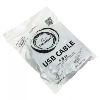 Дата кабель USB 2.0 AM/AF 4.5m Cablexpert (CCP-USB2-AMAF-15C), фото №4