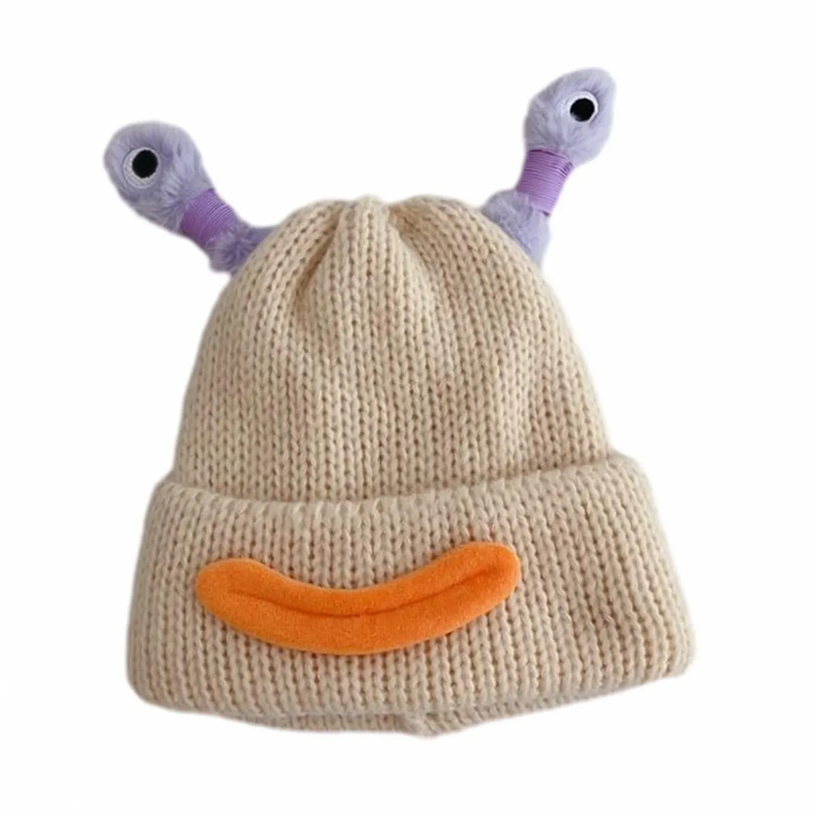 Шапка-бини Demaxiyad Смешная, зимняя трикотажная, фото №8