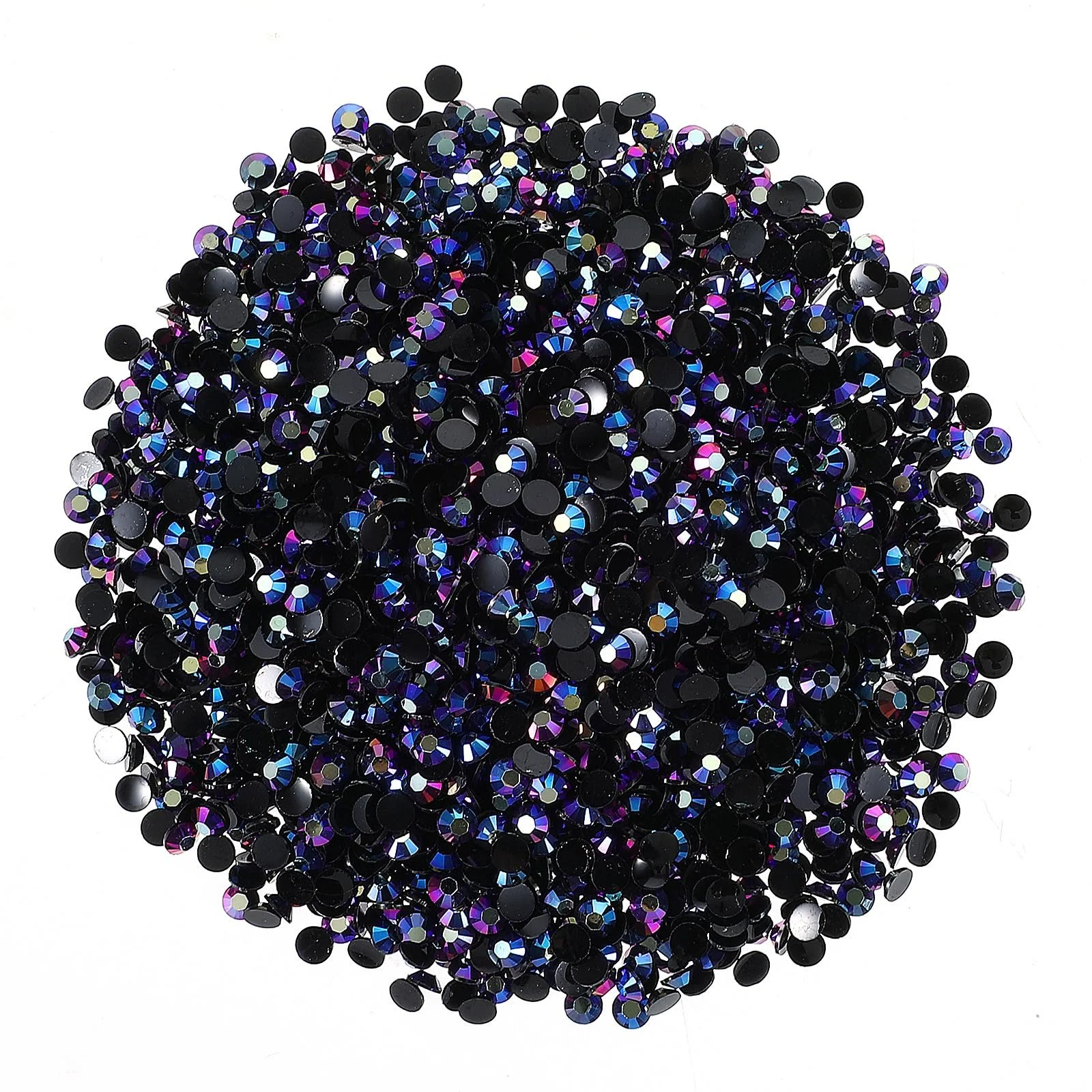 Стрази смоляні для рукоділля AB, плоскі, круглі, блискучі, кристали для прикраси одягу, чашок, взуття, тканини, фото №8 Стрази смоляні для рукоділля AB, плоскі, круглі, блискучі, кристали для прикраси одягу, чашок, взуття, тканини, фото №8