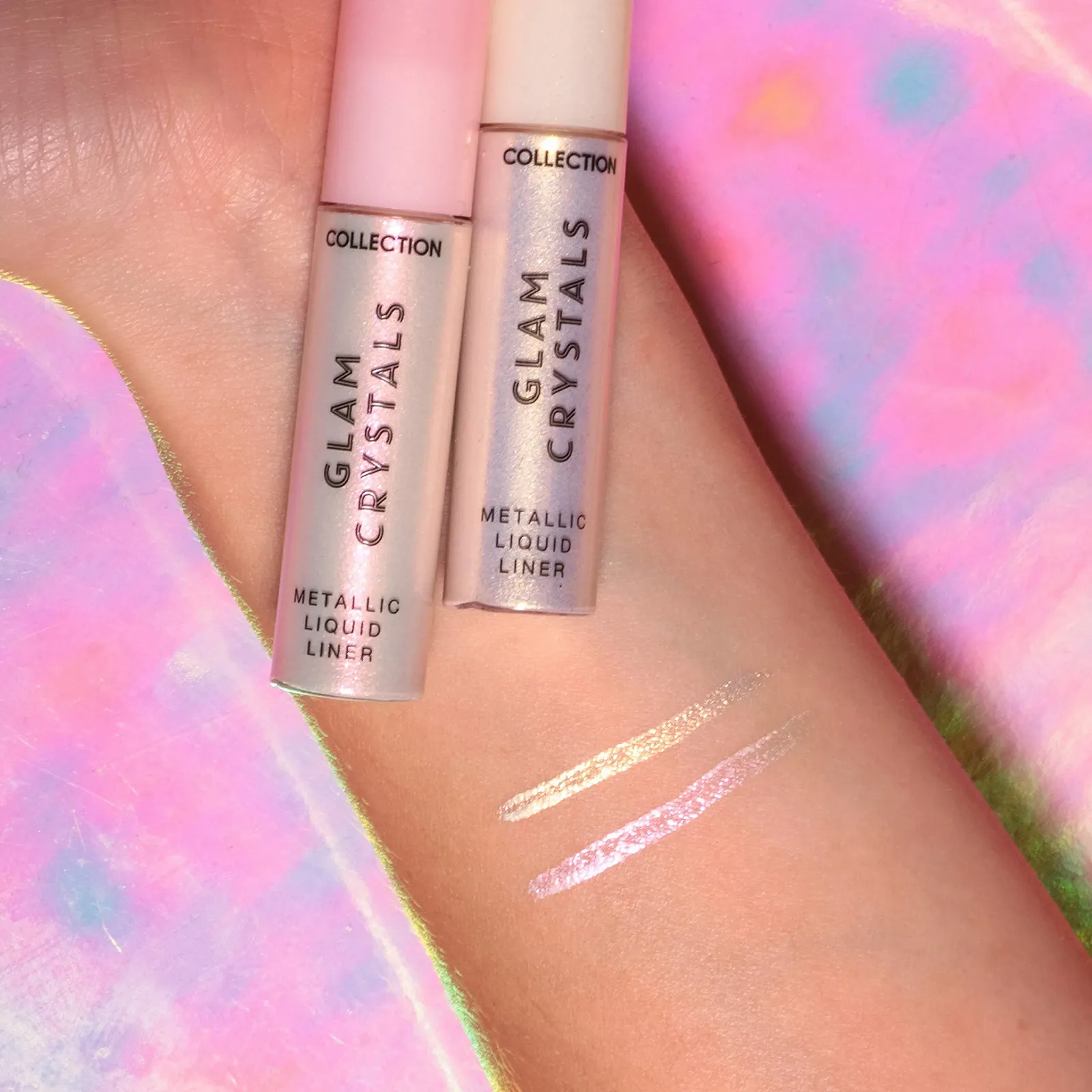 Подводка Glam Crystals Metallic Liquid Liner Sunset Pink, фото №4