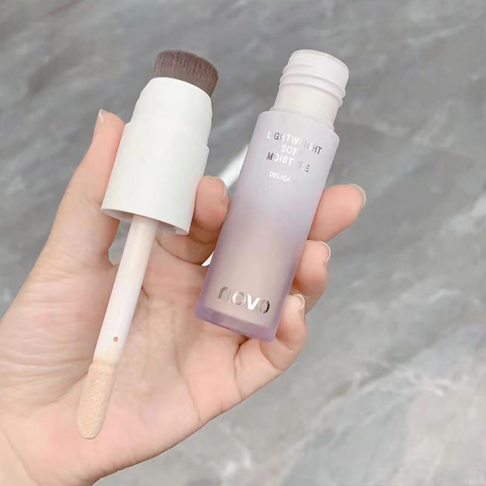 Тональна Основa Full Coverage Крем BB CC Concealer З Пензликом, фото №7