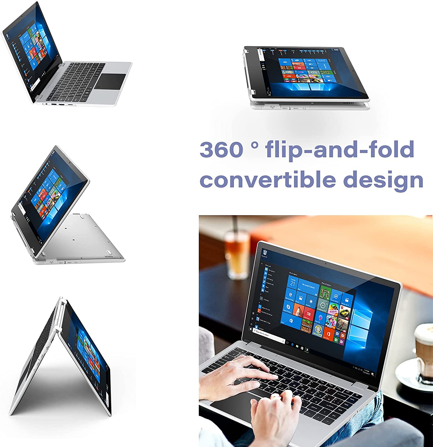 Ноутбук 13.3" AWOW VT13 Intel Pentium J4205 RAM 6GB SSD 512GB Windows 11 (UKR), фото №4