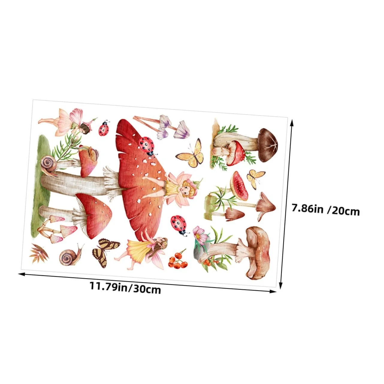 Наклейка на стіну Gatuida Гриби що світяться в темряві PVC, фото №2 Наклейка на стіну Gatuida Гриби що світяться в темряві PVC, фото №2