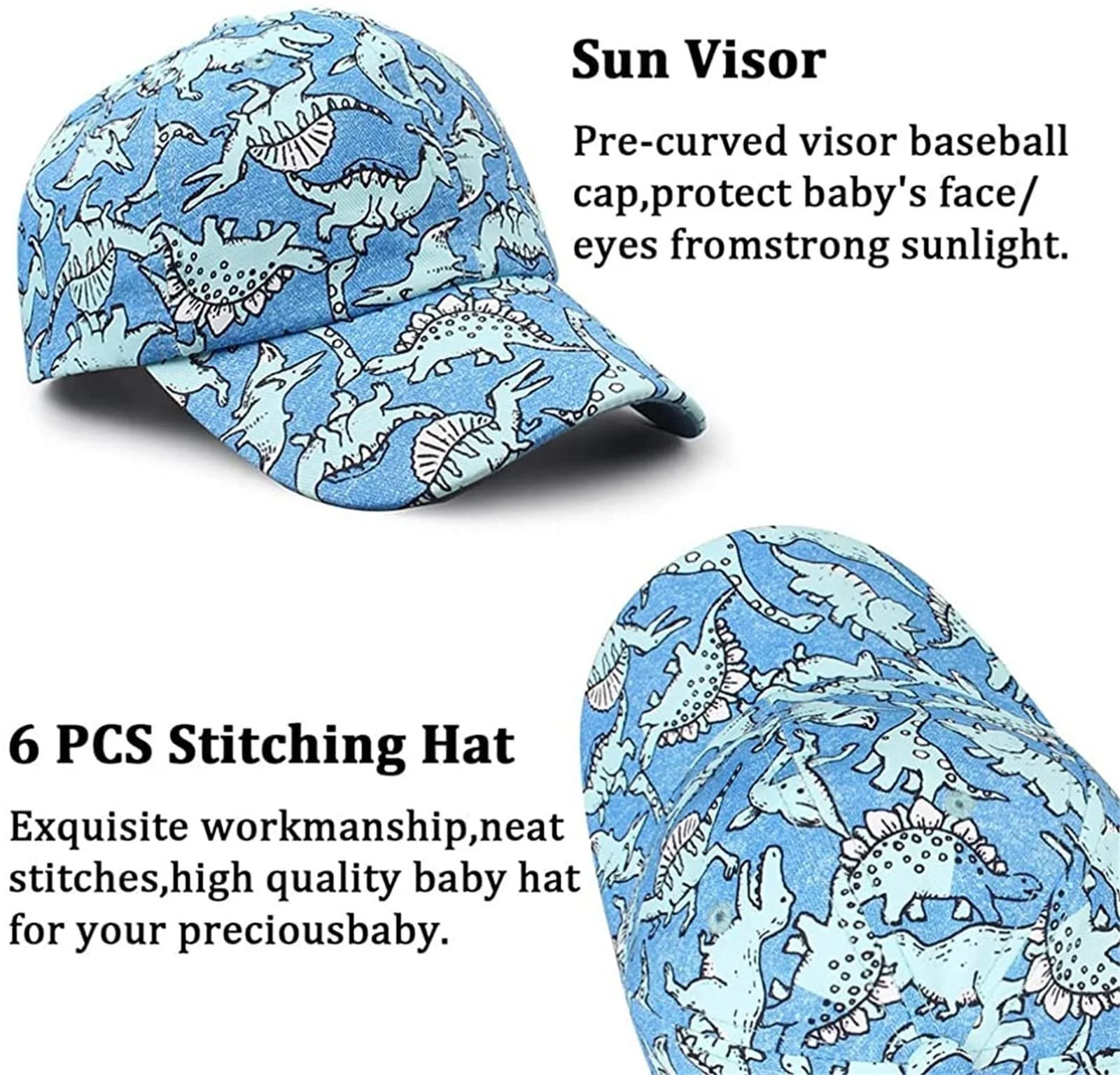 Бейсболка Glücksvogel Детская Хлопковая Защита от солнца UPF 50+ Воздухопроницаемая, фото №4