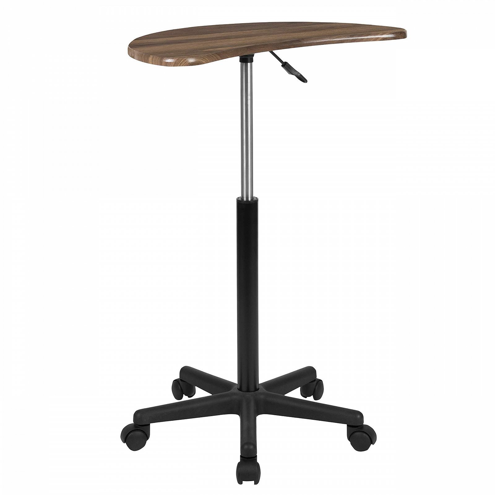 Мобильный стол для ноутбука Flash Furniture Walnut, фото №5 Мобильный стол для ноутбука Flash Furniture Walnut, фото №5