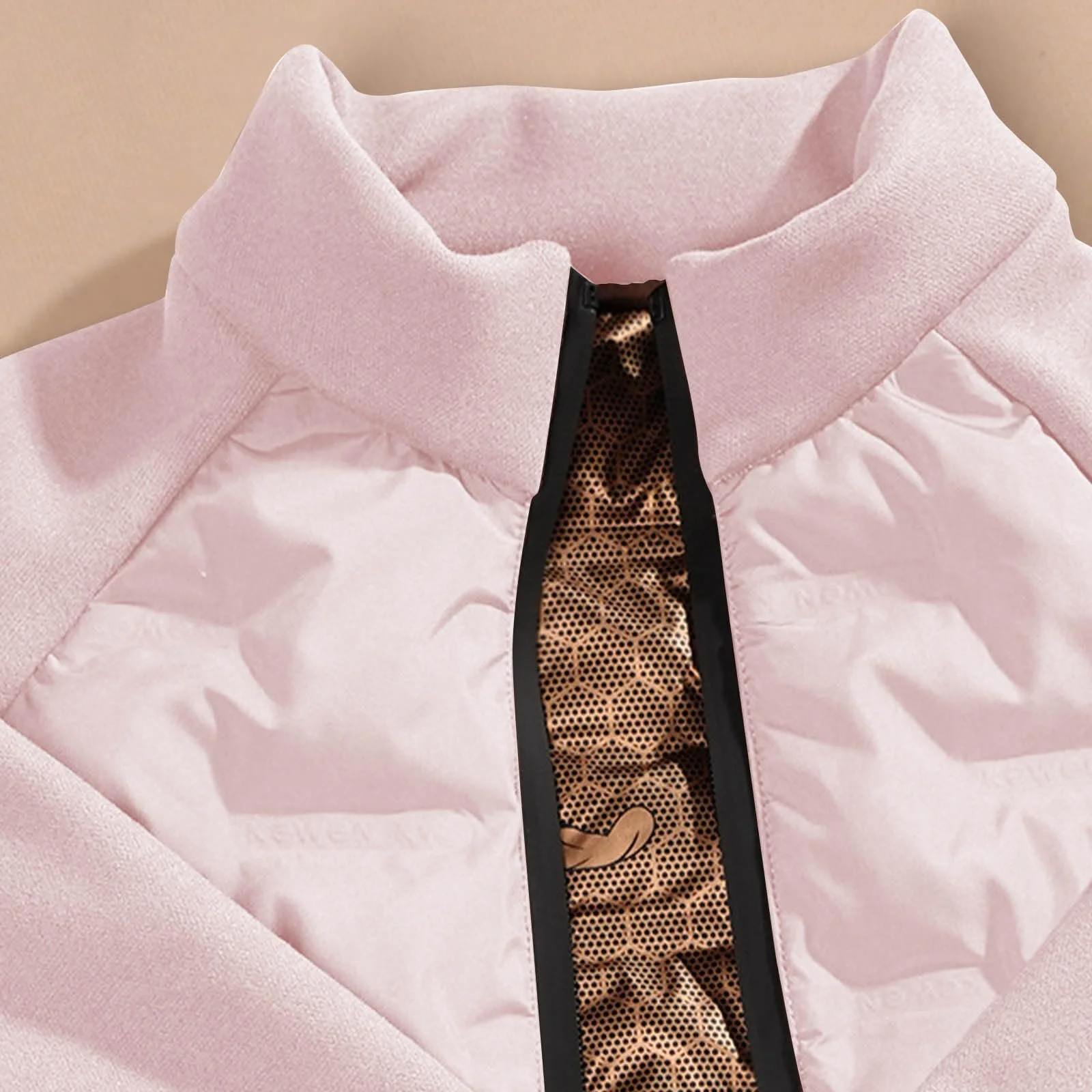 Куртка стеганая Generisch для девочек, зимняя куртка, зимняя пуховая куртка для мальчиков, буферное пальто, легкая куртка-стойка, однотонная уличная куртка, теплая хлопковая куртка, ветрозащитная детская куртка, фото №3