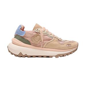 Кроссовки Satorisan Chacrona Metta Lino Whitewisp Кожаные и льняные спортивные Whitewisp - Фото 1