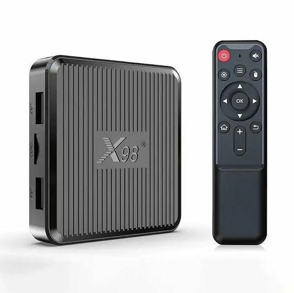 Медіа приставка X98Q SmartTV 2/16, Android 11 ОЗУ 2 Гб 16Гб вбудованої пам'яті, проесор Amlogic S905W2 підтримка 4K wi-fi 2.4/5Ггц, фото №1