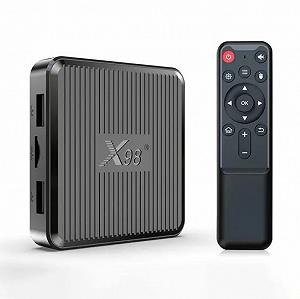 Медіа приставка X98Q SmartTV 2/16, Android 11 ОЗУ 2 Гб 16Гб вбудованої пам'яті, проесор Amlogic S905W2 підтримка 4K wi-fi 2.4/5Ггц - Фото 1