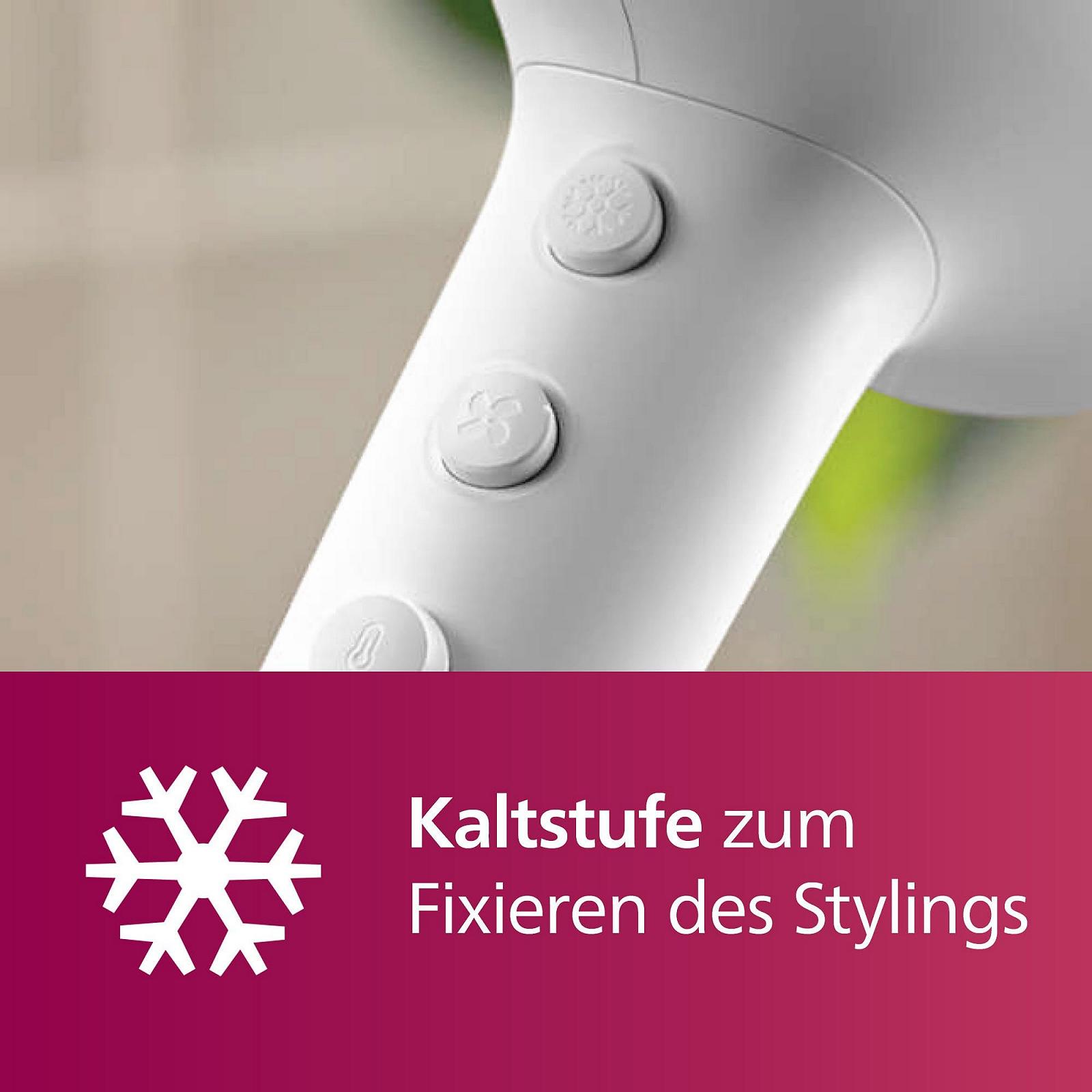 Фен Philips Series 5000 BHD500/20, 2100 Вт, 6 режимов нагрева/скорости, с технологией Thermoshield, белый и металлик, фото №5