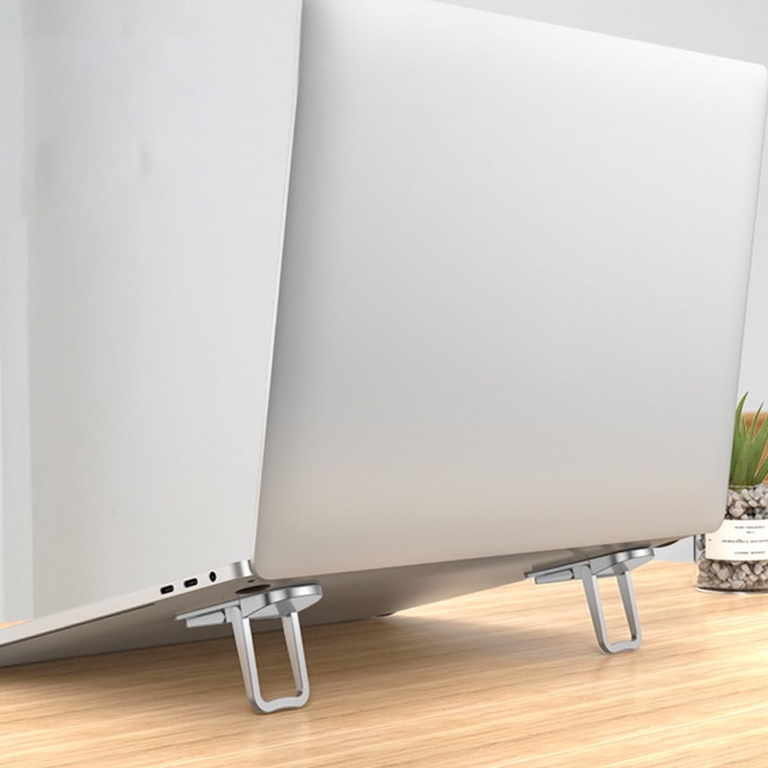 Подставка для ноутбука Мини (пара) Регулируемая Серебристый, фото №6