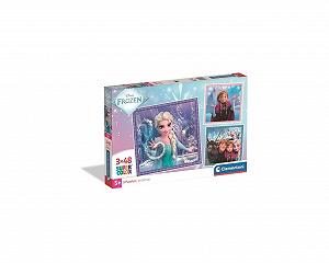 Пазл Clementoni Frozen 3 x 48 элементов - Фото 1