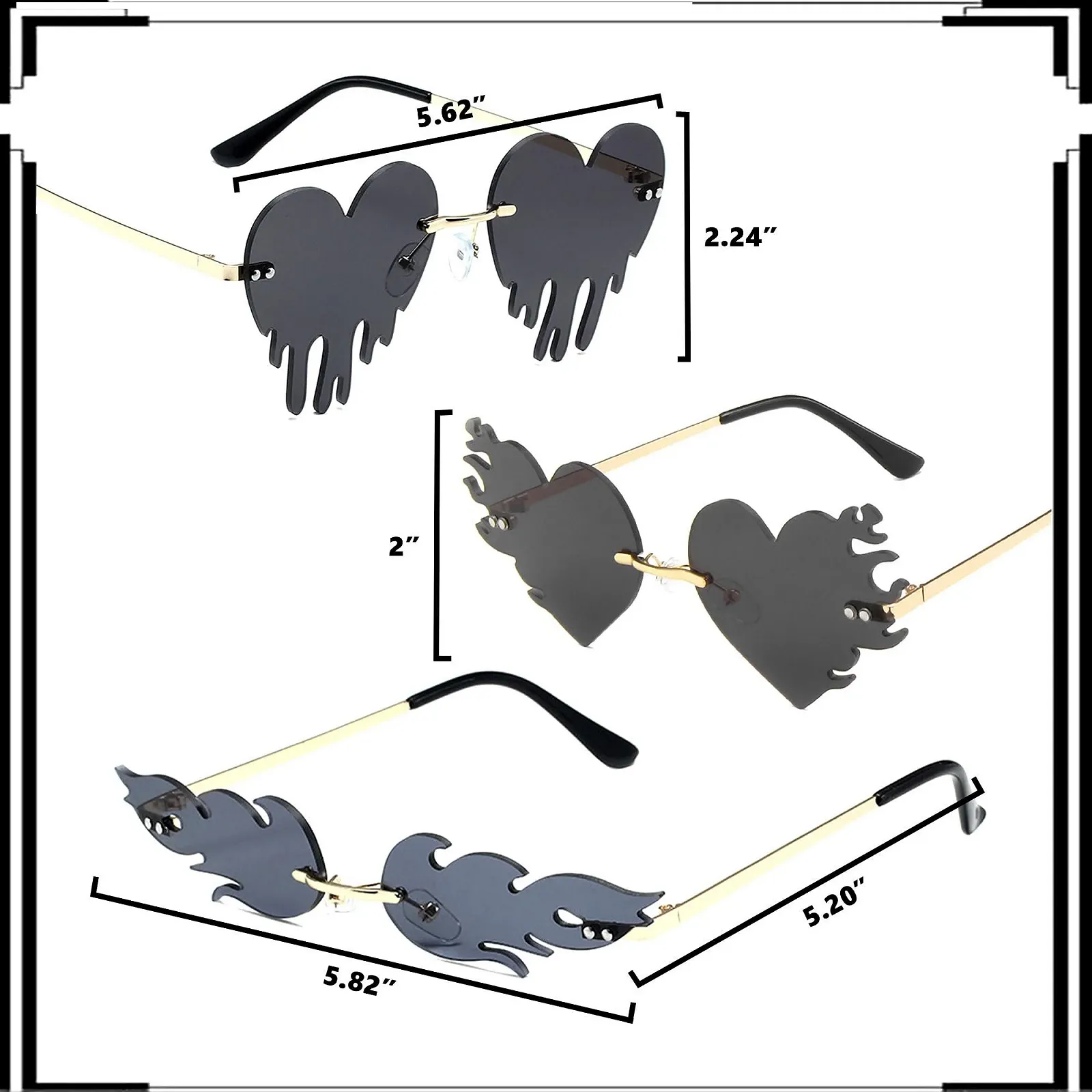 Окуляри LaVenty у формі серця, фото №2 Окуляри LaVenty у формі серця, фото №2