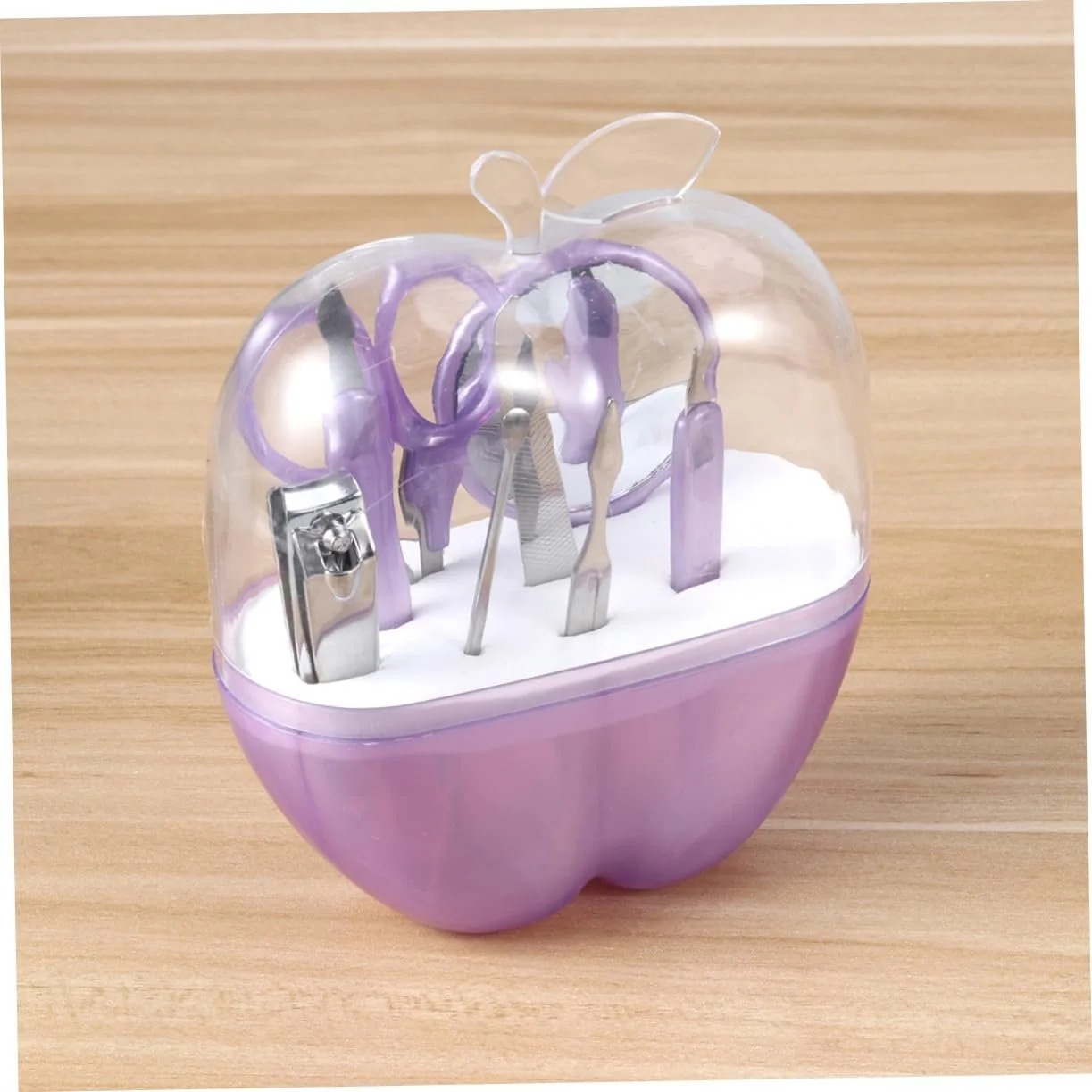 Набор маникюрных ножниц Healvian, 3 шт, Фиолетовый, фото №9