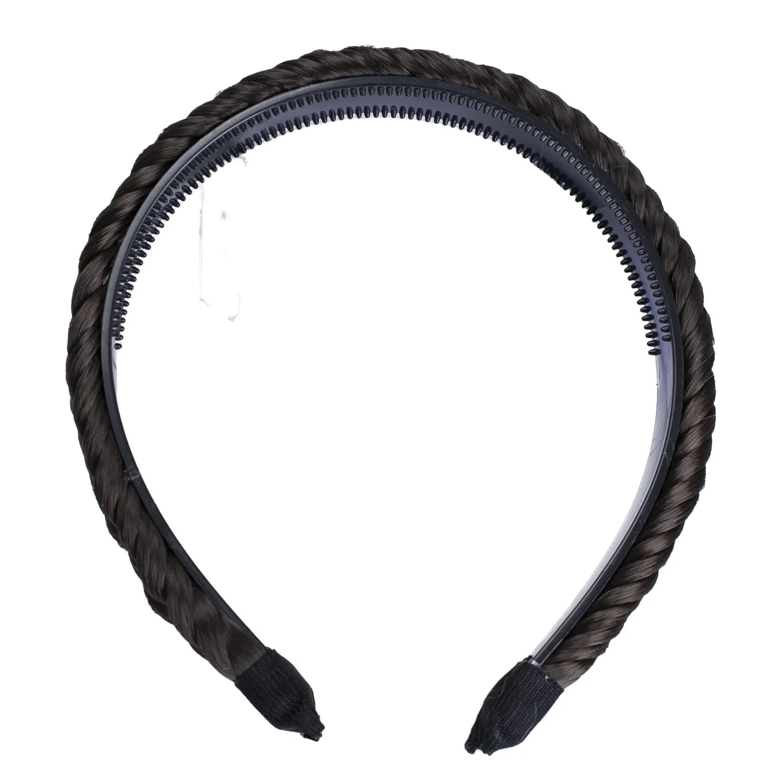 Обруч Плетена коса для волосся BROWN BRUNETTE, фото №2