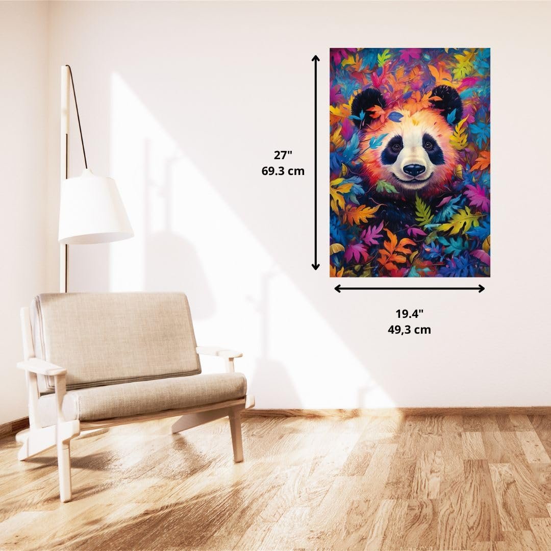 Пазл Schmidt Spiele 59781 Panda Bear in Rainbow Forest 1000 элементов, фото №5