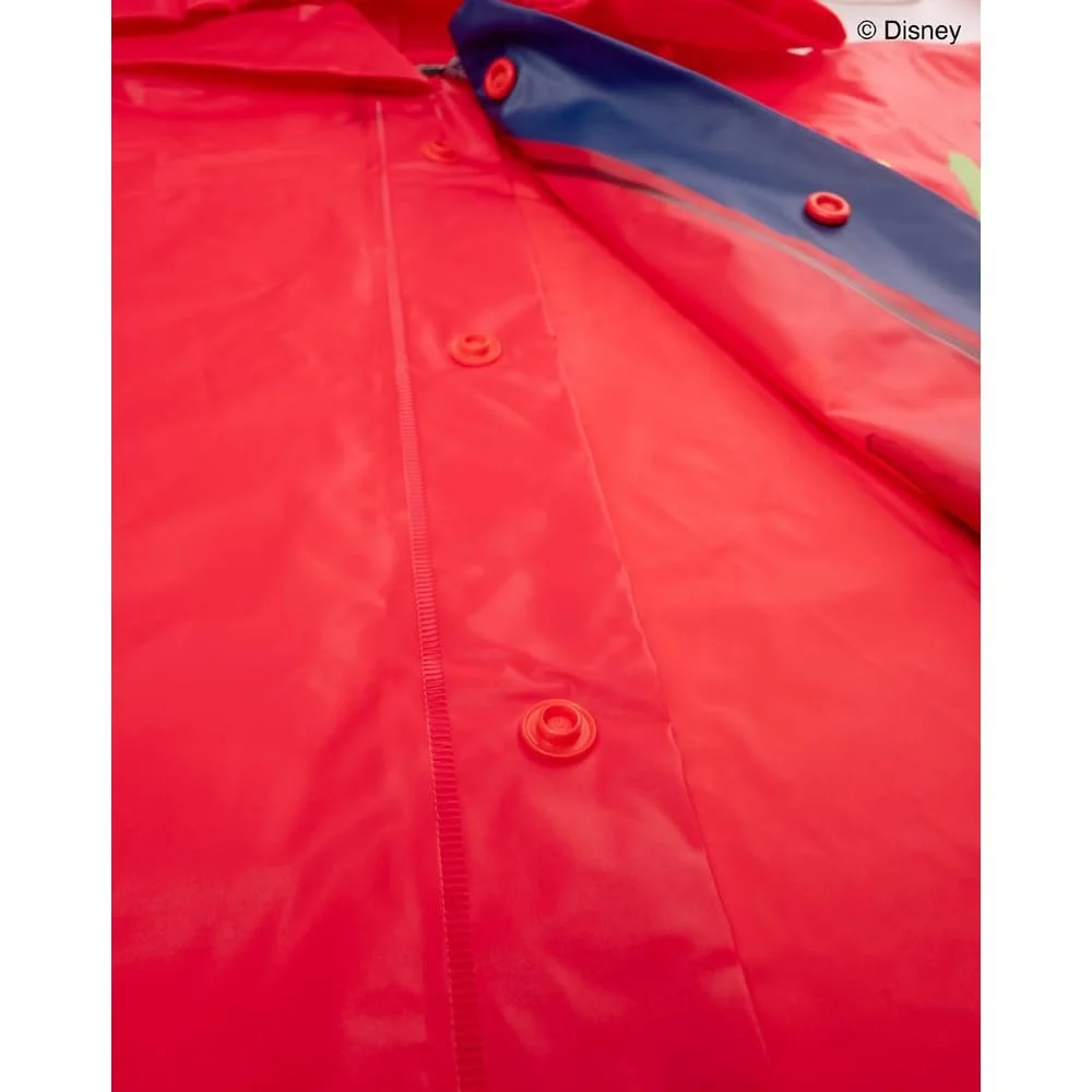 Дитячий дощовик CARTOON Disney Mickey Mouse Плащ-пончо з капюшоном та застібкою на ґудзиках, фото №4
