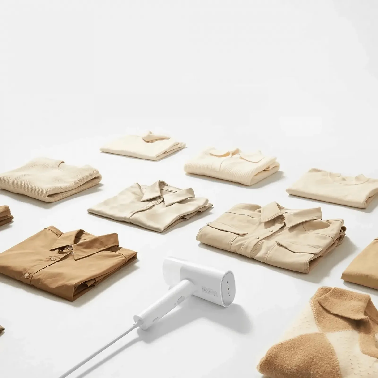 Вертикальный отпариватель Xiaomi Handheld Garment Steamer EU HS5-1-4WP Розовый, фото №9