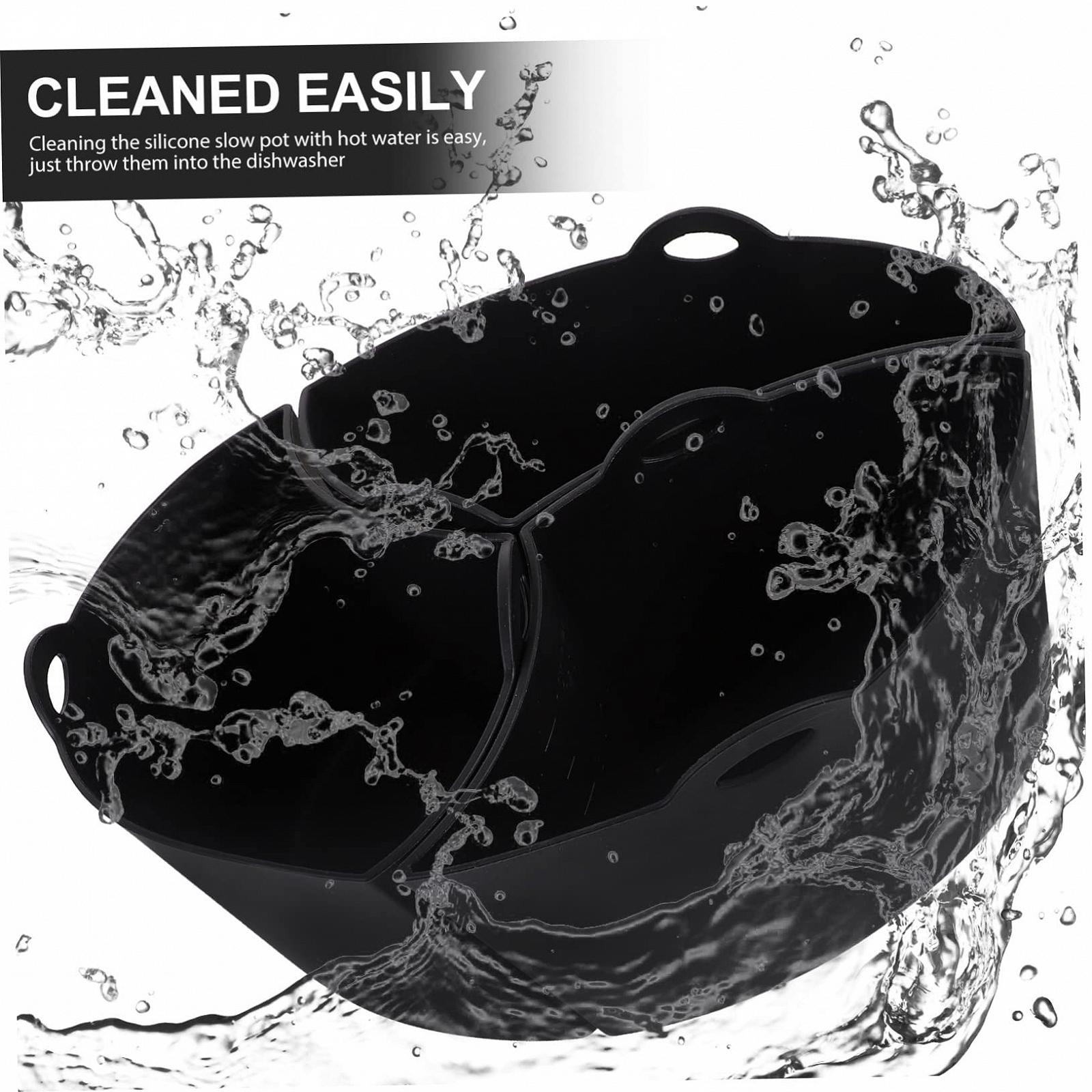 Вставка HOMSFOU Slow Cooker Liner Slow Cooker Separator Insert Stove Divider Liner Bag из силикона 2 шт., фото №5