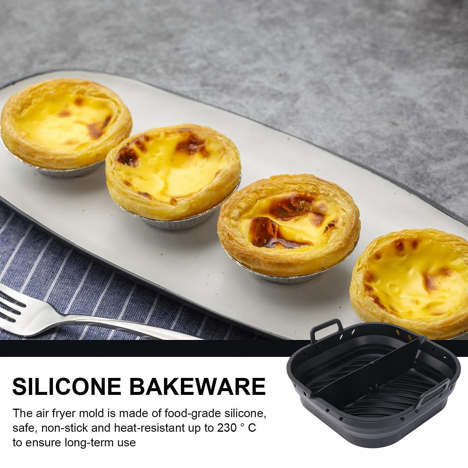 Форма для выпечки Air Fryer Baking Trays прямоугольная термостойкая антипригарная с защитой от брызг, фото №8 Форма для выпечки Air Fryer Baking Trays прямоугольная термостойкая антипригарная с защитой от брызг, фото №8