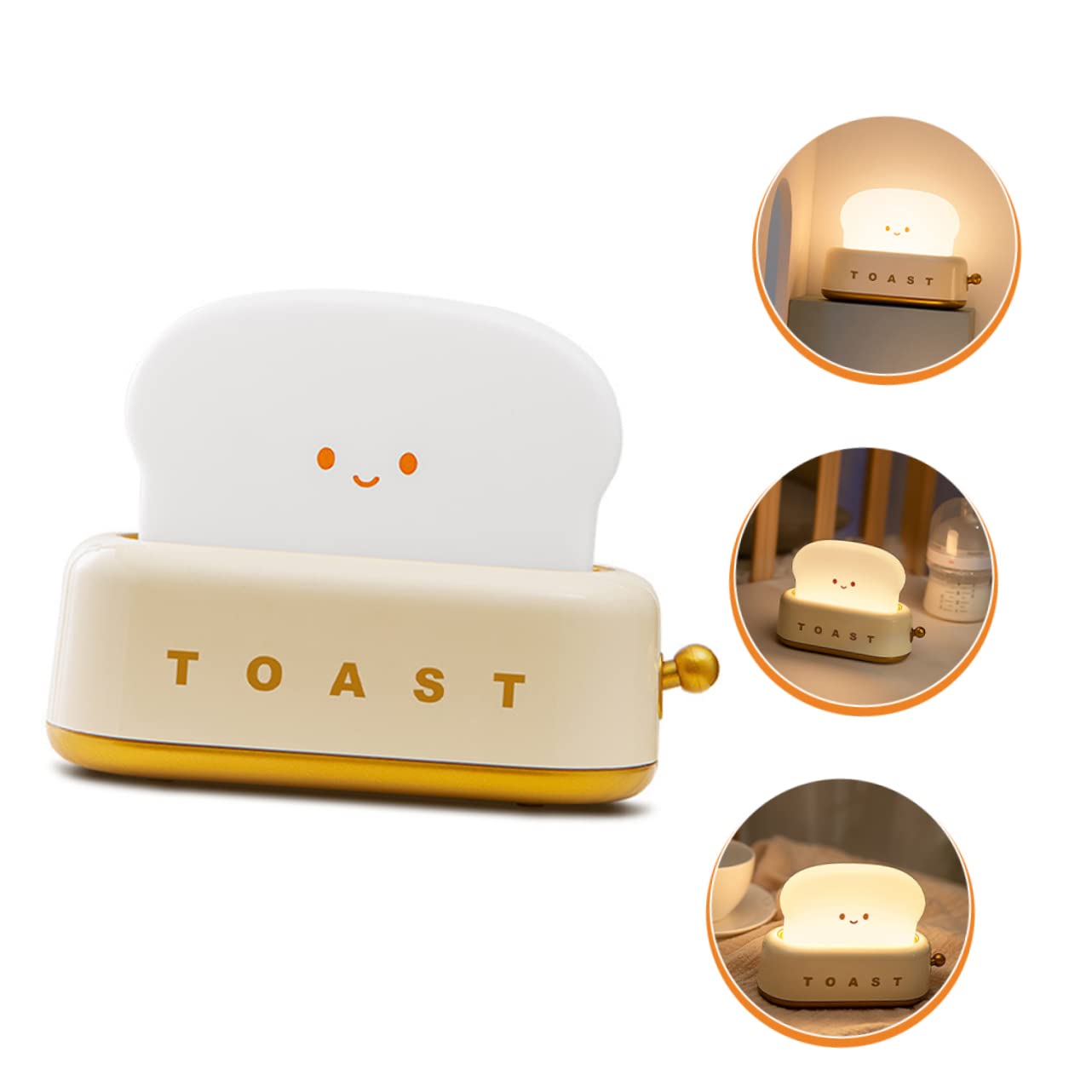 Lampa настільна WOONEKY Toaster світлодіодна нічник для дівчат, фото №5