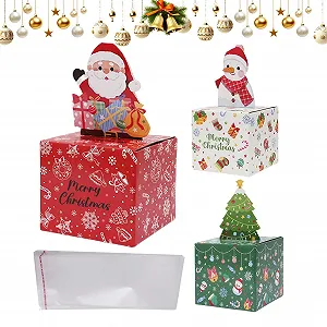 Скарбничка Різдвяна Набір 3 коробки та 90 пакетів Висувна касета - Фото 1