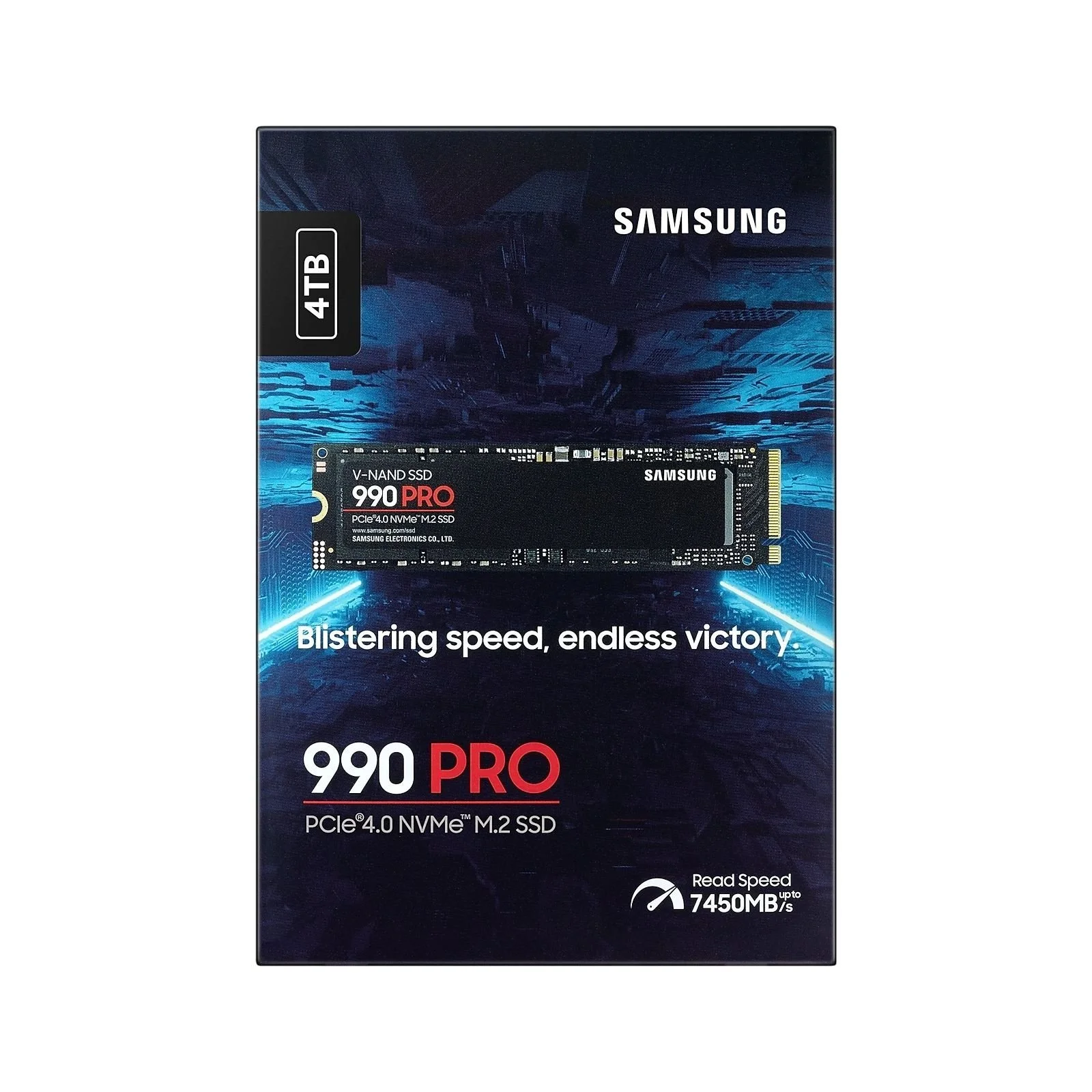 Внутренний накопитель SSD Samsung 990 PRO MZ-V9P4T0BW 4 ТБ NVMe M.2 PCIe 4.0 7450 МБ/с Черный, фото №5 Внутренний накопитель SSD Samsung 990 PRO MZ-V9P4T0BW 4 ТБ NVMe M.2 PCIe 4.0 7450 МБ/с Черный, фото №5